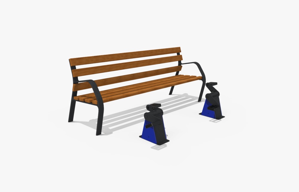BENCH WITH PEDAL BOARD